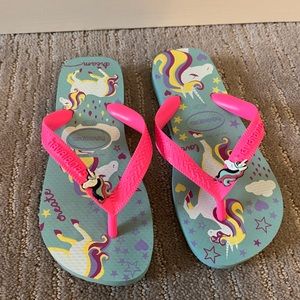 Unicorn Flip Flops